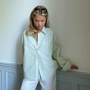 DJERF AVENUE Breezy Shirt in green - XS